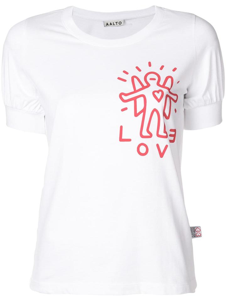 Aalto Angel Print T-shirt - White