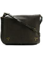 Jérôme Dreyfuss Textured Foldover Shoulder Bag - Green