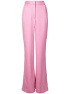 Adam Lippes High-rise Tailored Trousers - Pink