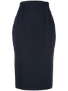 Alexander Mcqueen Pencil Skirt - Blue