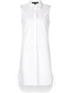 Alexander Wang A-line Shirt Dress, Women's, Size: 6, White, Cotton