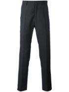 Ami Alexandre Mattiussi - Straight Fit Trousers - Men - Virgin Wool - 40, Grey, Virgin Wool