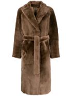 Desa 1972 Reversible Belted Coat - Brown