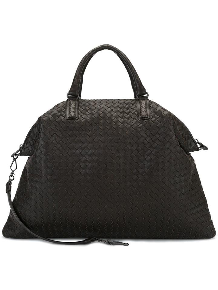 Bottega Veneta Large Double Handles Tote - Brown