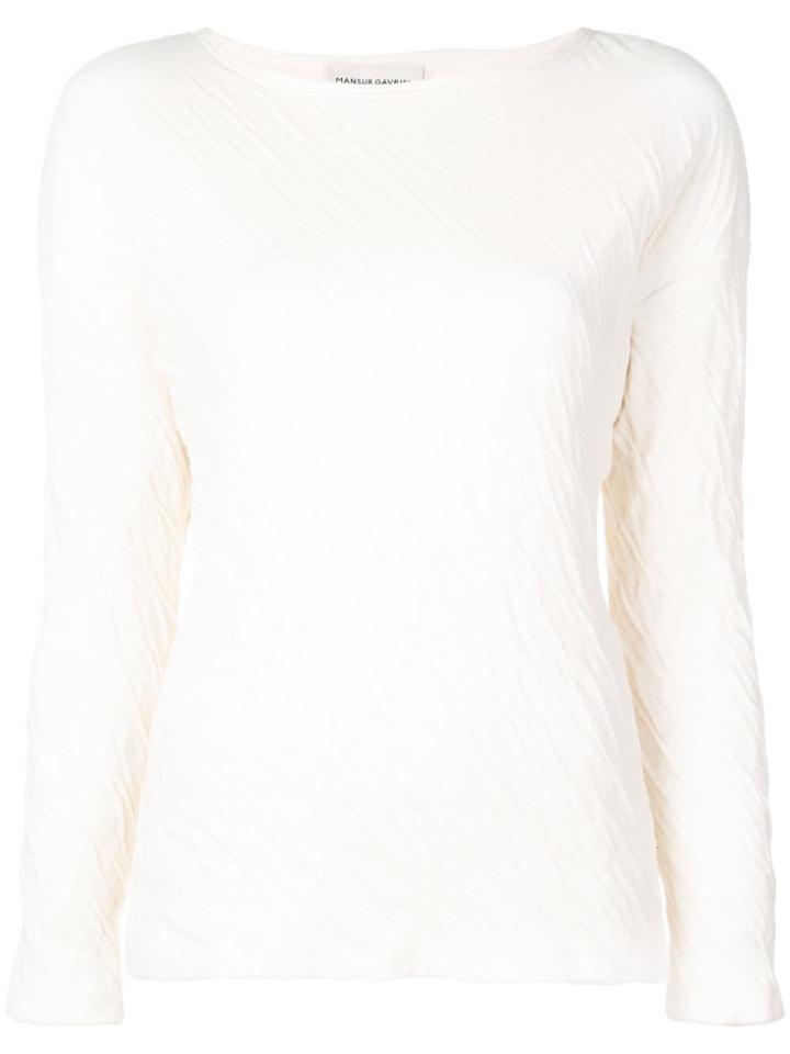 Mansur Gavriel Textured Top - Neutrals