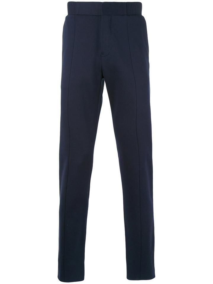 Berluti - Gathered Ankle Trousers - Men - Cotton - 50, Blue, Cotton