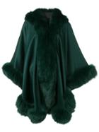 Liska Oversized Hooded Coat - Green