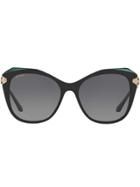 Bulgari Oversized Sunglasses - Black