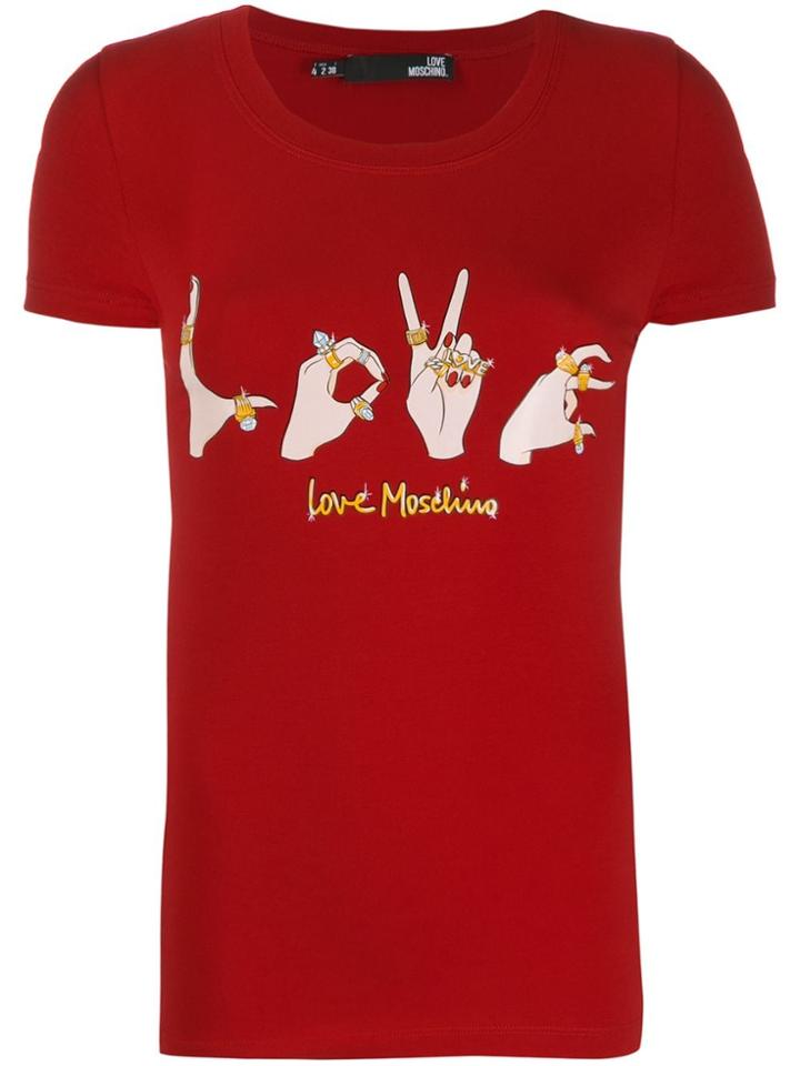 Love Moschino Love T-shirt - Red