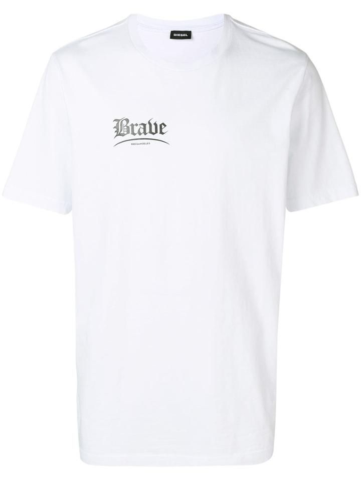Diesel Short Sleeved T-shirt - White