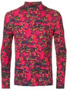 Comme Des Garçons Vintage High Neck Textured Jumper - Pink