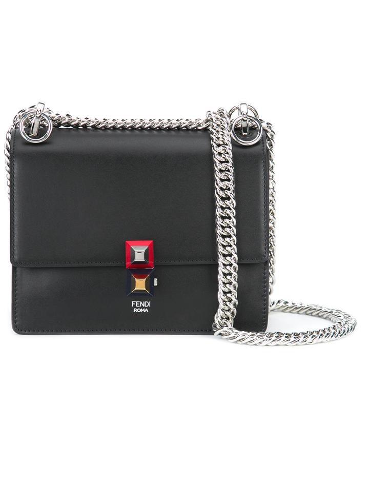 Fendi - Small Kan I Shoulder Bag - Women - Leather - One Size, Women's, Black, Leather