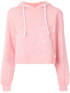 Gcds Monogram Hooded Sweatshirt - Pink