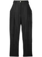 Nina Ricci High-waisted Tailored Trousers - Grey