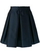 Red Valentino A-line Skirt, Women's, Size: 44, Black, Silk/polyester