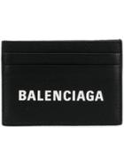 Balenciaga Logo Card Holder - Black