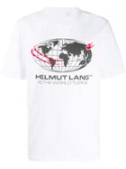 Helmut Lang Globe Print T-shirt - White