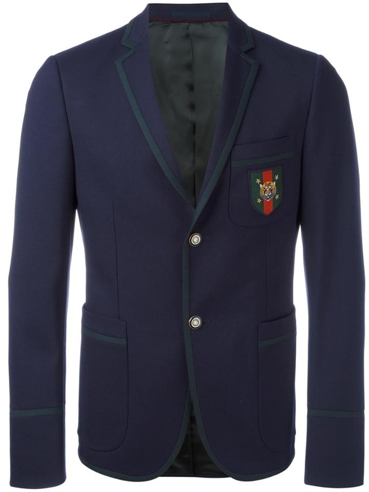 Gucci Cambridge 70s Stretch Twill Jacket - Blue