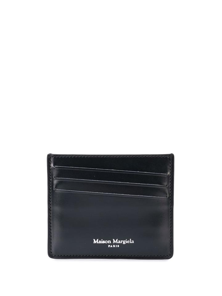 Maison Margiela Logo Detail Card Holder - Black