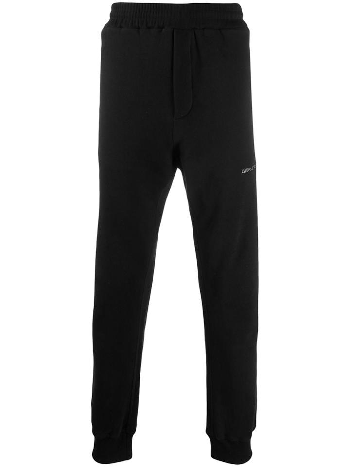Low Brand Logo Print Track Pants - White