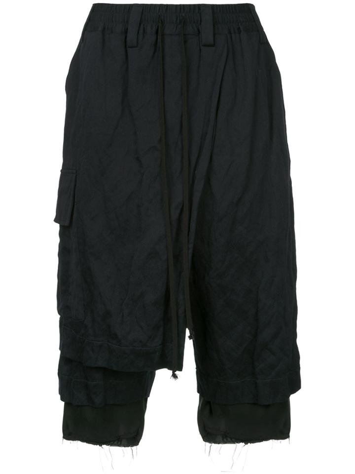 Song For The Mute Elasticated Bucket Shorts - Blue