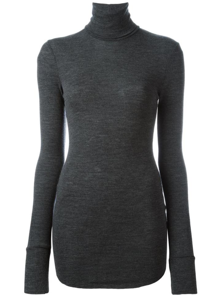 Isabel Marant Étoile 'joey' Fine Knit Top, Women's, Size: Medium, Grey, Wool