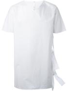 Damir Doma Side Tie T-shirt, Men's, Size: S, White, Cotton