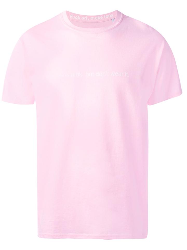 F.a.m.t. 'think Pink' T-shirt - Pink & Purple