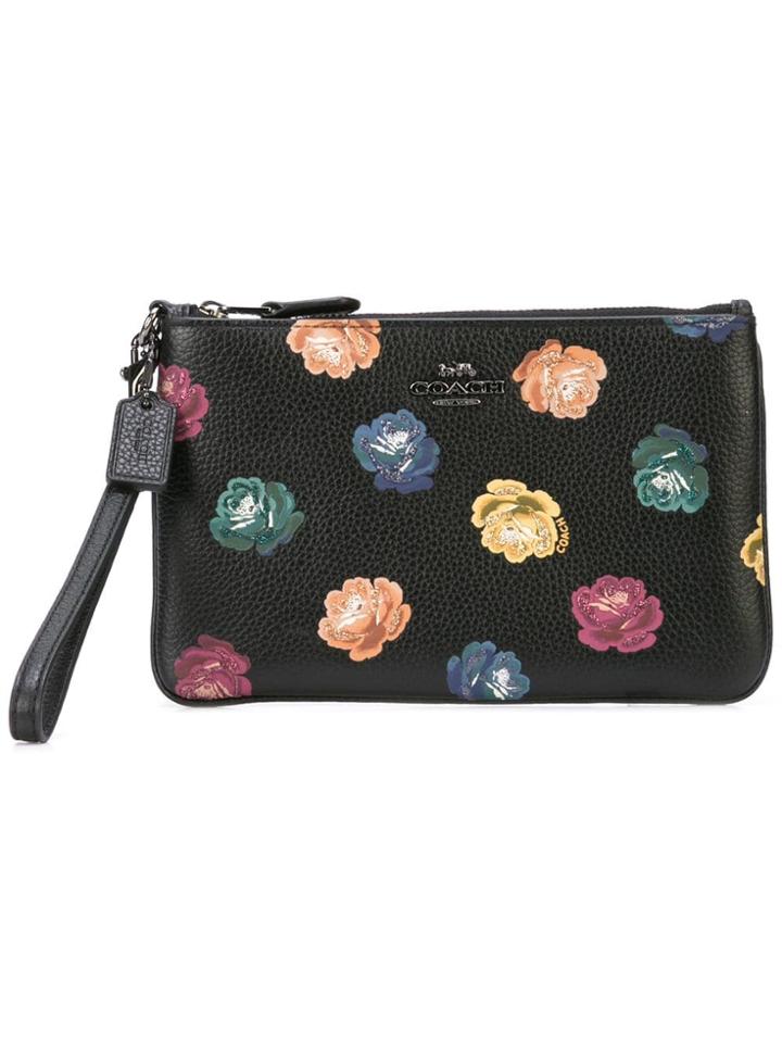 Coach Small Printed Pouch - Black