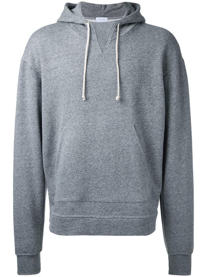 John Elliott Drawstring Hoodie, Men's, Size: Xl, Grey, Cotton/polyester