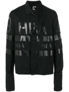 Hood By Air Logo Printed Jacket - Black