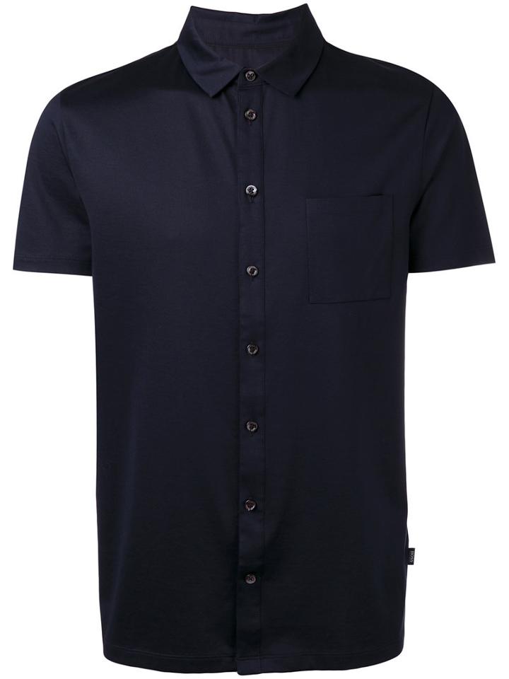 Boss Hugo Boss Plain Shirt, Men's, Size: Xxl, Blue, Cotton