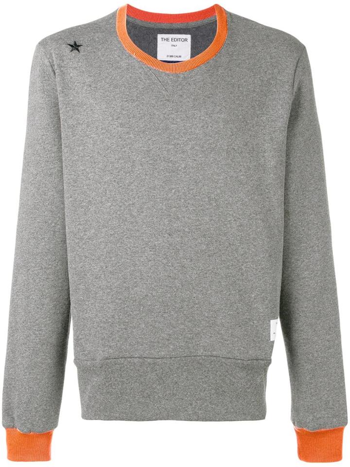 The Editor Loose Fit Sweatshirt - Grey