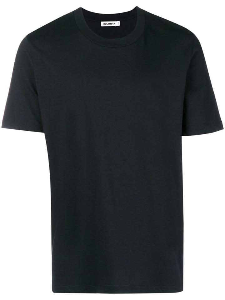 Jil Sander Classic Plain T-shirt - Blue
