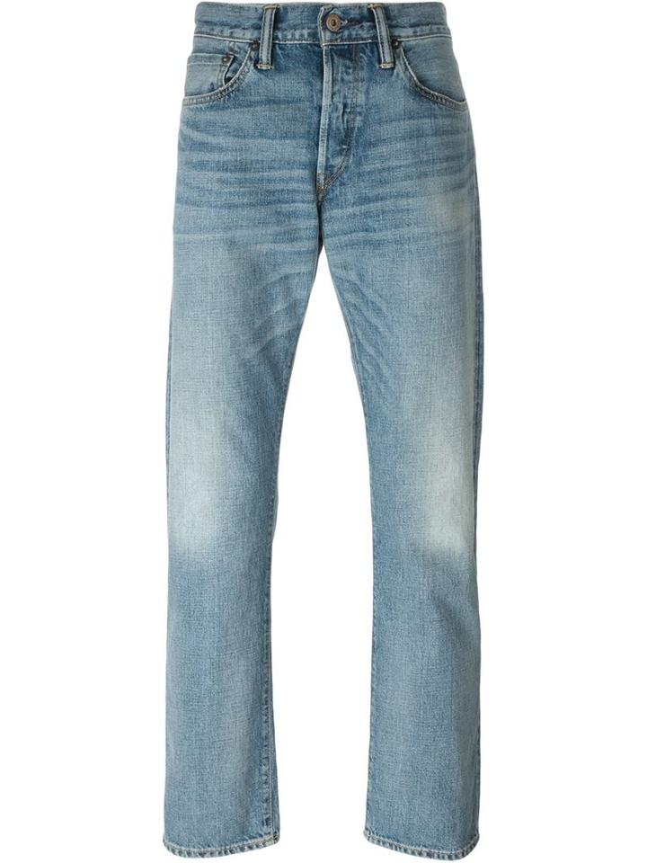 Simon Miller Stonewashed Jeans, Men's, Size: 30, Blue, Cotton