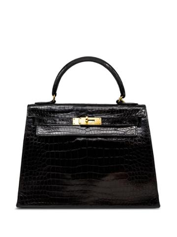 Hermès Pre-owned 2000 28cm Kelly Sellier Bag - Black