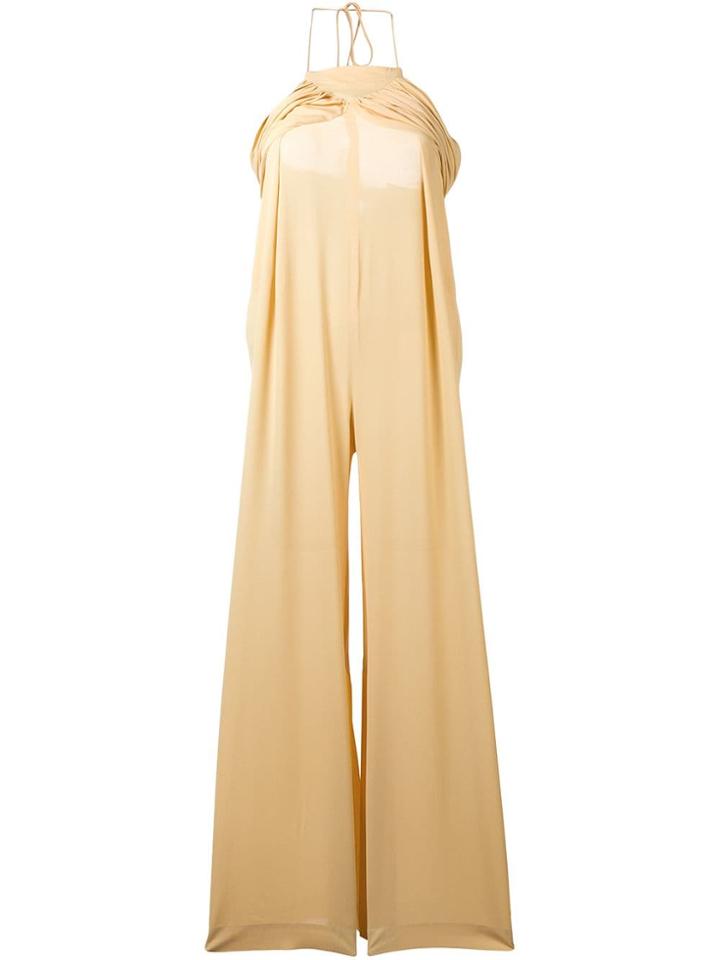 Jacquemus Loose Fit Jumpsuit - Yellow & Orange