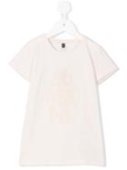 Armani Junior - Logo Print T-shirt - Kids - Cotton - 7 Yrs, Pink/purple