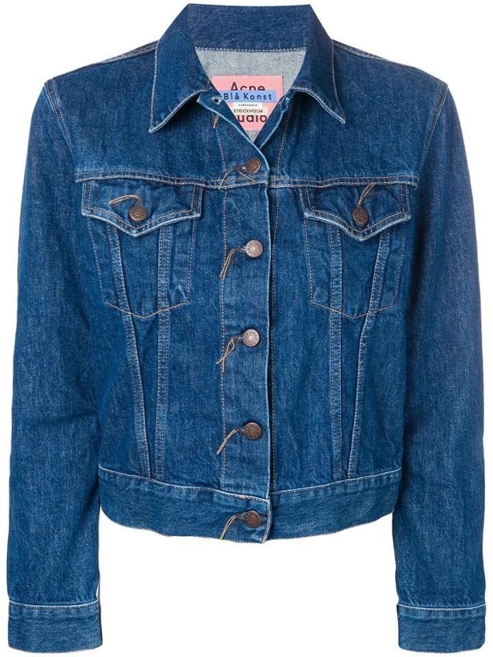 Acne Studios 1999 Trash Denim Jacket - Blue