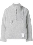 Satisfy Air-wool Half-zip Jacket - Grey