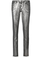 Philipp Plein Slim Fit Trousers - Metallic