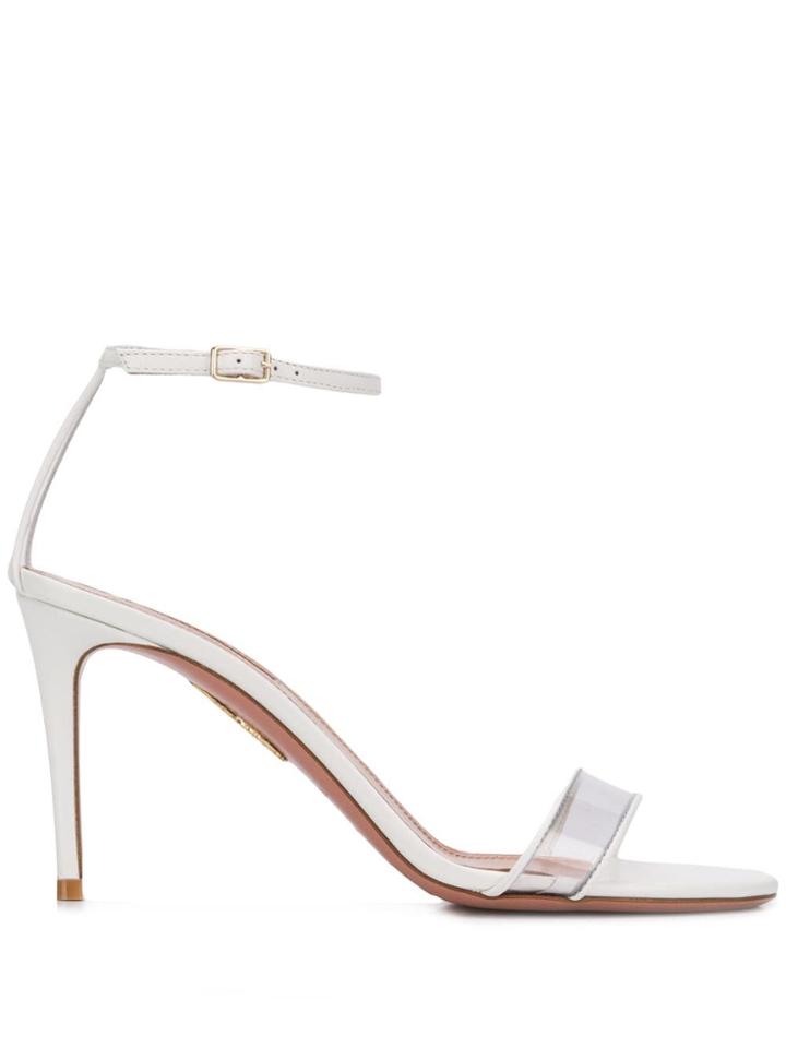 Aquazzura Minimalist Sandals - White