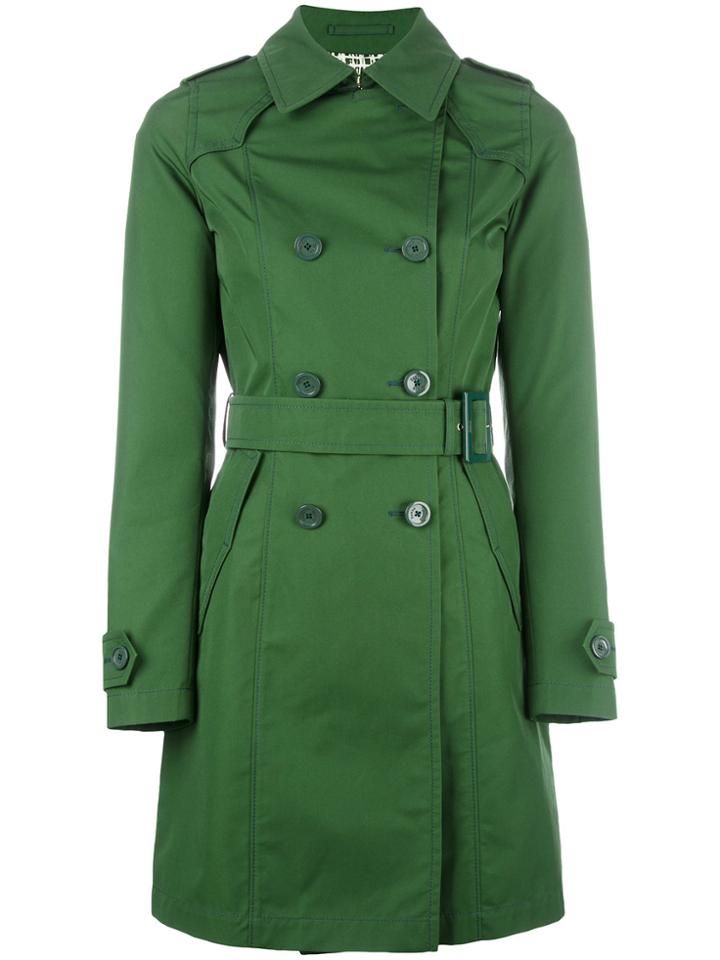 Herno Double Breasted Coat - Green