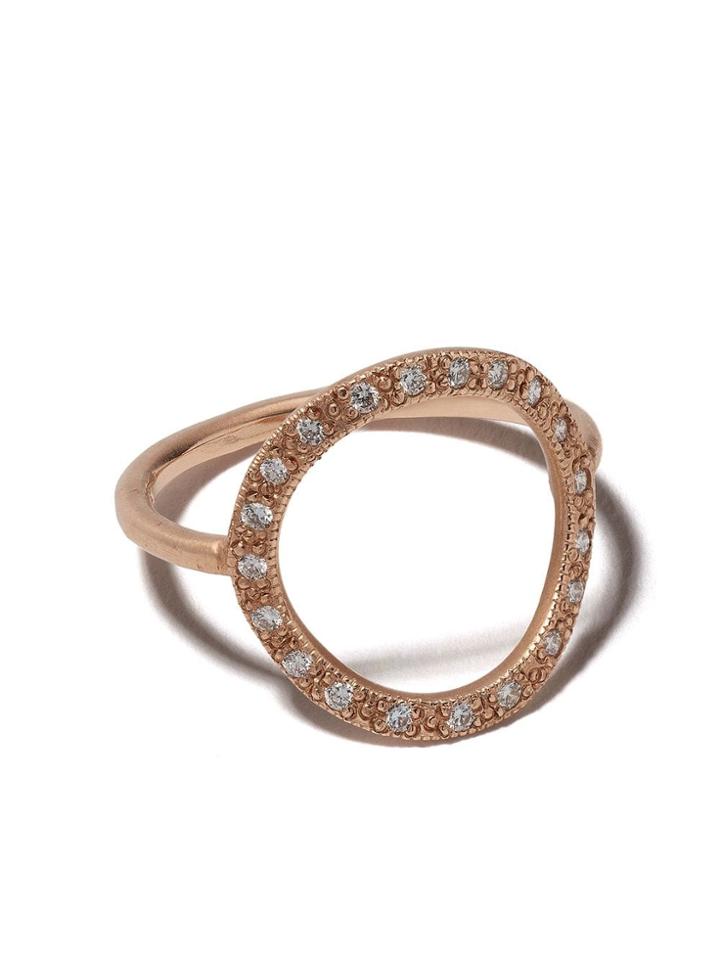 Brooke Gregson 14kt Rose Gold Diamond Infinity Ring