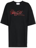 Telfar Department Store Print Cotton T Shirt - Black
