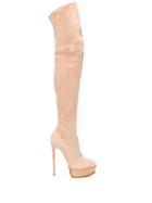 Casadei Over The Knee Boots - Neutrals