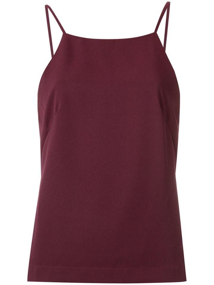 Olympiah - Plain Top - Women - Polyester/spandex/elastane - 42, Red, Polyester/spandex/elastane