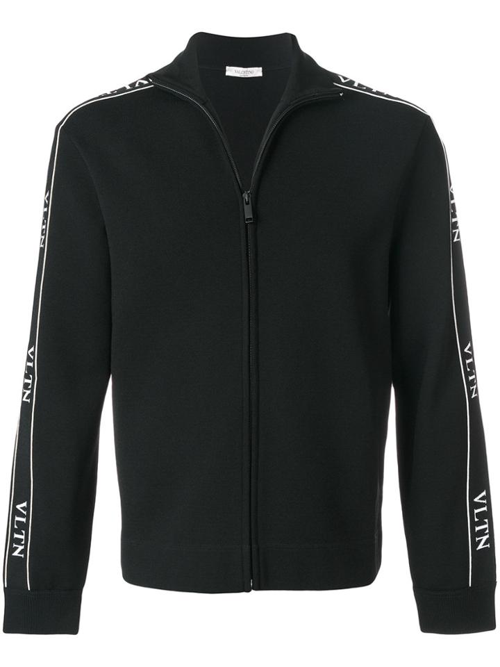 Valentino Vltn Sweatjacket - Black