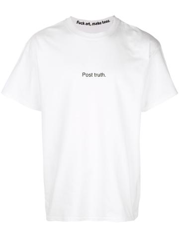 F.a.m.t. Post Truth T-shirt - White
