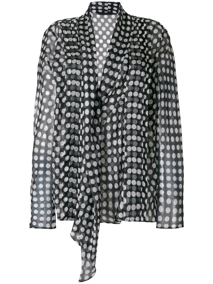 Haider Ackermann Polka Dot Blouse - Black
